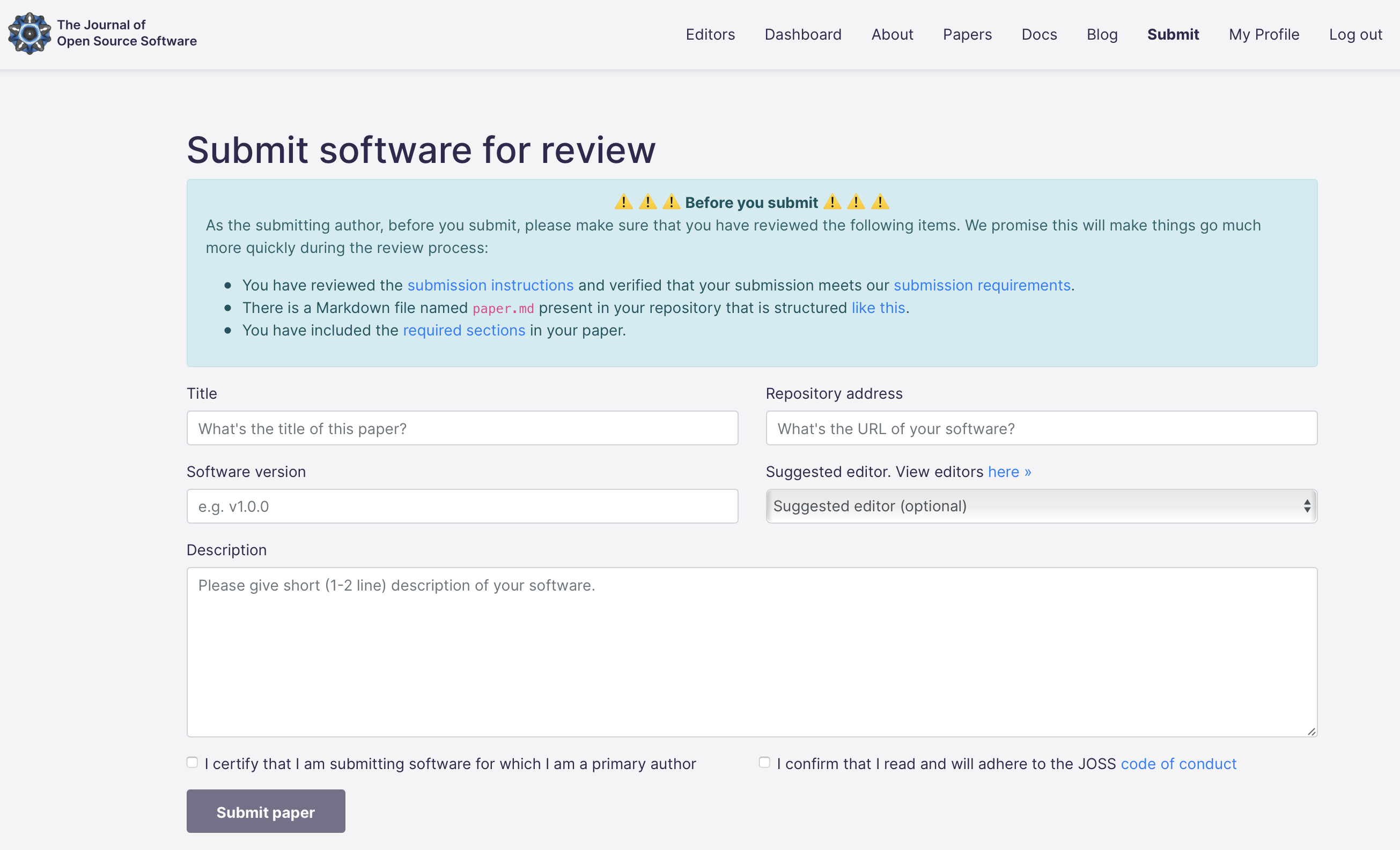 JOSS paper submission